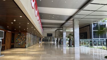 Suasana gedung DPR/MPR RI