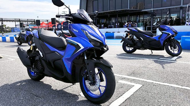 Yamaha Aerox 155 baru versi Thailand Yamaha Aerox 155 baru versi Thailand