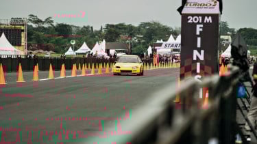 Ajang balap Pertamax Turbo Drag Fest