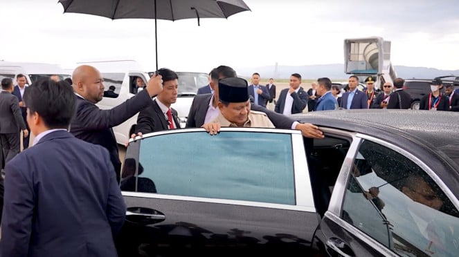Presiden Prabowo Subianto saat kunjungan ke Jepang. Presiden Prabowo Subianto saat kunjungan ke Jepang.