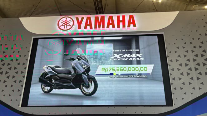 Harga Resmi Yamaha XMAX Connected TechMAX di IMOS 2025 Harga Resmi Yamaha XMAX Connected TechMAX di IMOS 2025