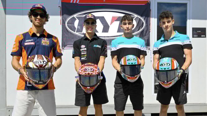 Helm KYT edisi Mandalika MotoGP