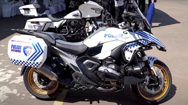 BMW R1300 GS dan Harley-Davidson Road Glide Police jadi motor patwal.