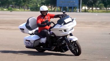 Harley-Davidson Road Glide Police jadi motor patwal Polri