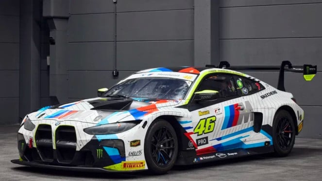 Mobil BMW GT3 Valentino Rossi Mobil BMW GT3 Valentino Rossi