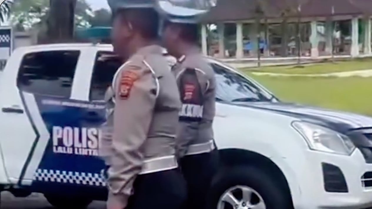 Polisi Sudah Siap Razia, Jalanan Mendadak Sepi Tak Ada Kendaraan