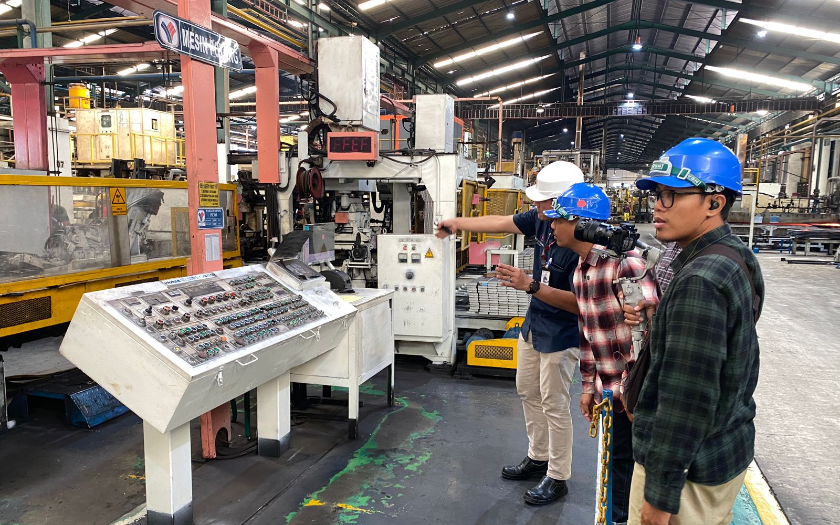 Kunjungan Pabrik ke Pabrik Indospring Group, Melihat Langsung Pembuatan Per, Coil Spring sampai Kampas Rem