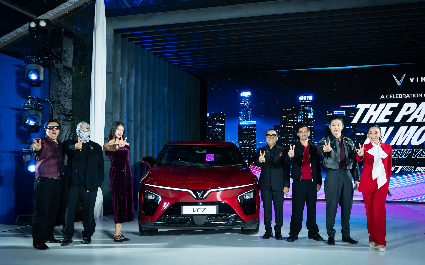 Filosofi VinFast VF 7 di The Party in Mo7ion Bareng Anya Geraldine dan Stefano Lilipaly