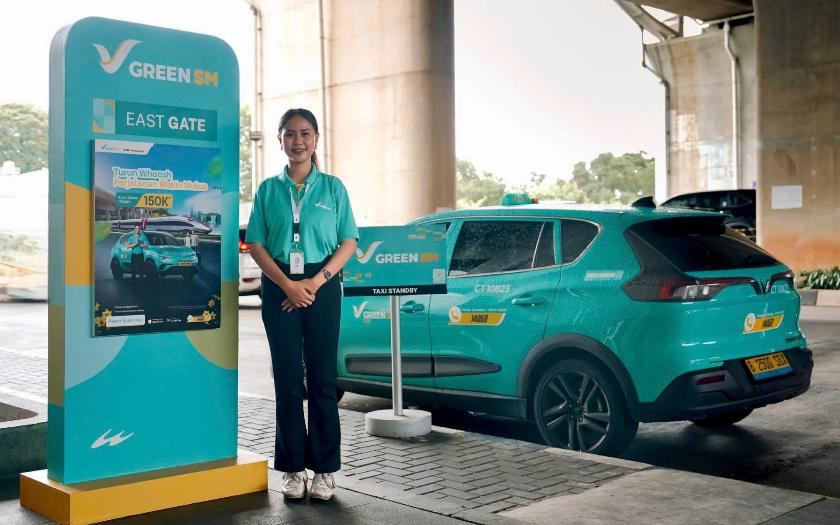 Taksi Listrik Green SM Resmi Beroperasi di Stasiun KCIC Halim, Ada Promo Diskon 15%