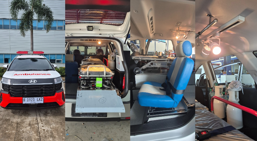 Bantu Penanggulangan Bencana di Sumatera, Hyundai Donasikan Ambulans Stargazer Cantenz