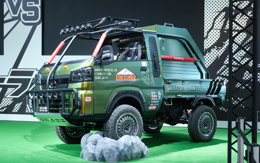 Toyota dan Daihatsu Pamer Mini Pick-up Off-Road, GR Hijet Morizo K-Trail dan Hijet Truck Jumbo Star Climber