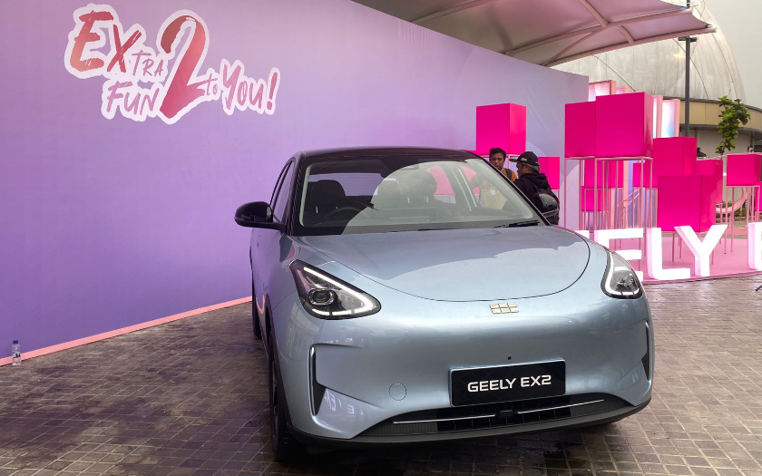 Bernuansa Pink, Acara Geely EX2 di Spike Air Dome Berlangsung Meriah