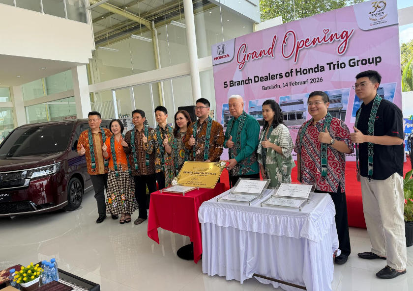 Perkuat Jaringan, Honda Buka 5 Dealer Serentak di Kalimantan Tengah dan Selatan