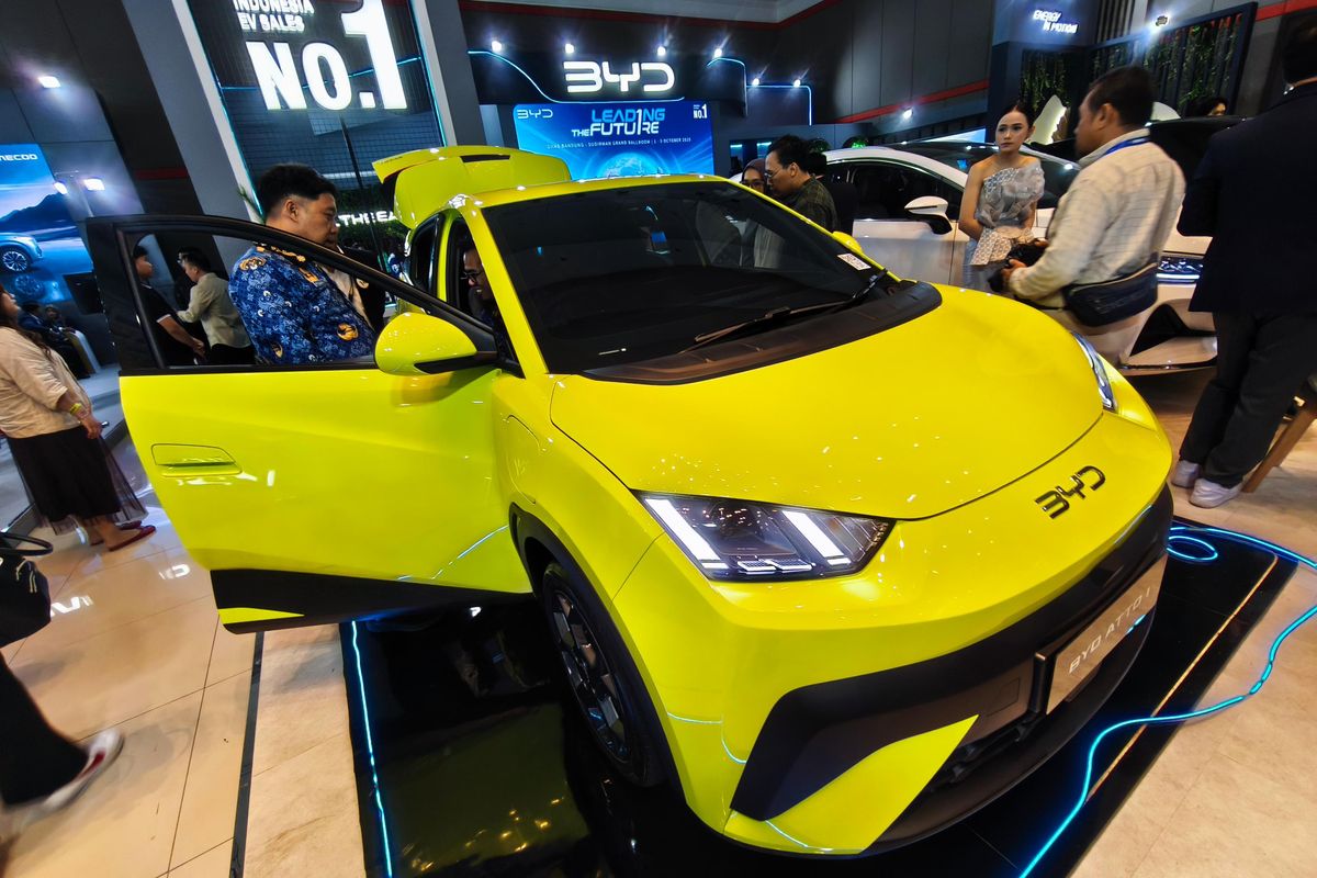 bandung, mobil listrik, Electric Vehicle, BYD Atto 1, BYD Atto 1 Hadir di Bandung, Harga Lebih Mahal Tembus Rp 200 Jutaan