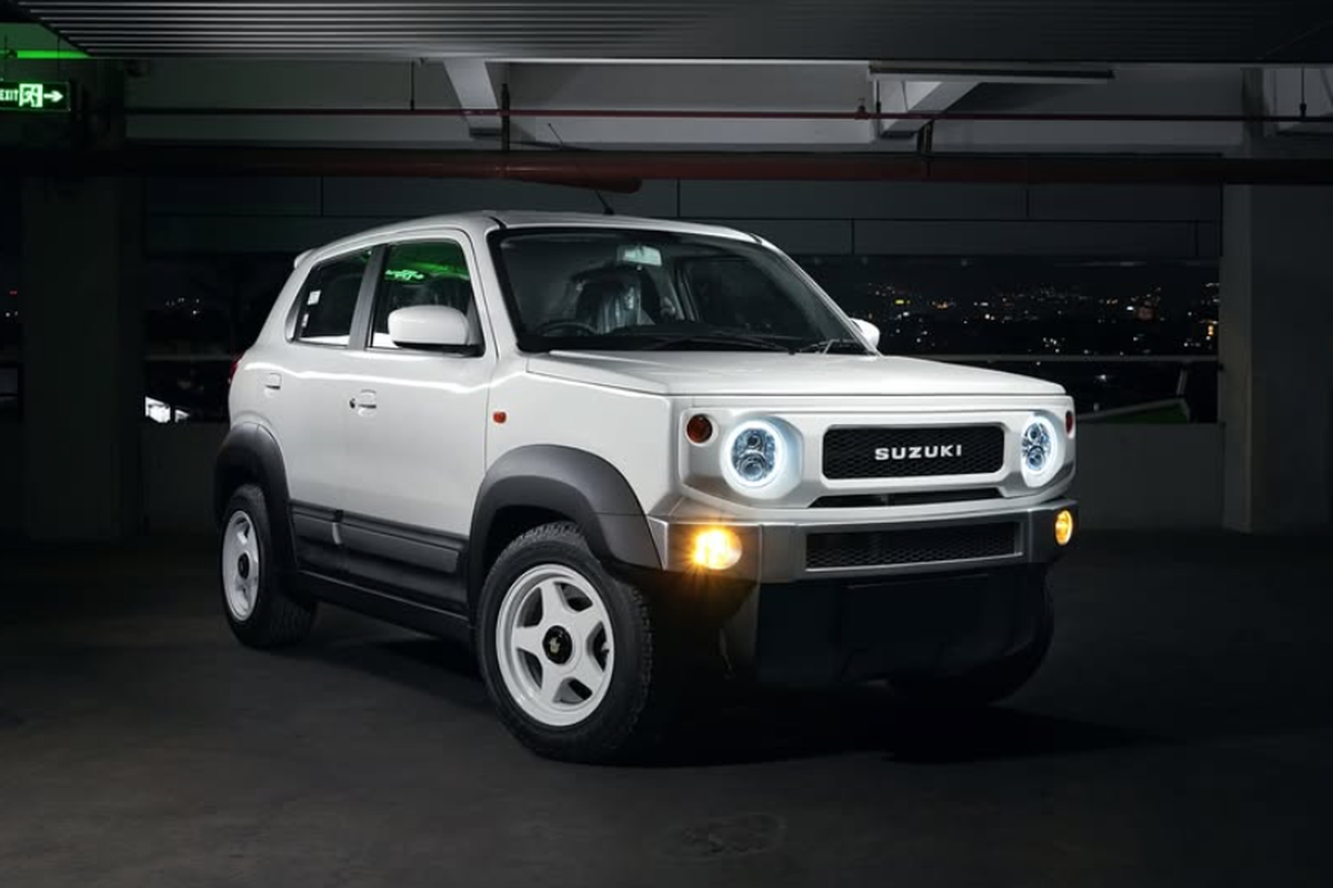 Suzuki S-Presso, city car, Suzuki Jimny, modifikasi, Modifikasi mobil, suzuki jimny, Begini Wujud Suzuki S-Presso Berwajah Jimny