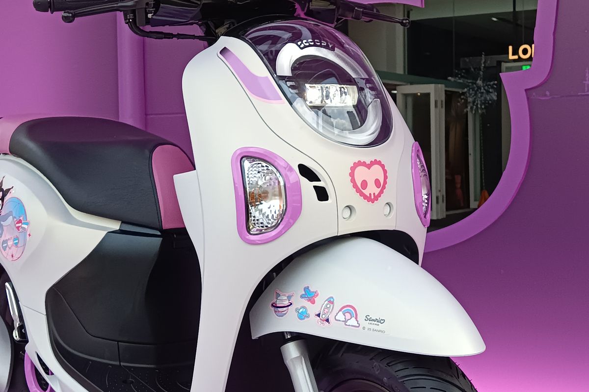 motor baru, Honda Scoopy, Scoopy Kuromi, Honda Scoopy Kuromi, Spesifikasi Honda Scoopy Kuromi, Detail dan Spesifikasi Honda Scoopy Kuromi, Harga Naik Rp 1 Jutaan
