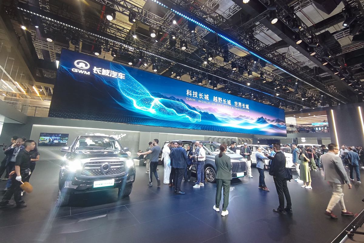 Great Wall Motor, Auto Shanghai 2025, Shanghai Auto Show 2025, Auto Shanghai 2025 Resmi Dibuka, Luas Booth GWM Nyaris Setengah Hall