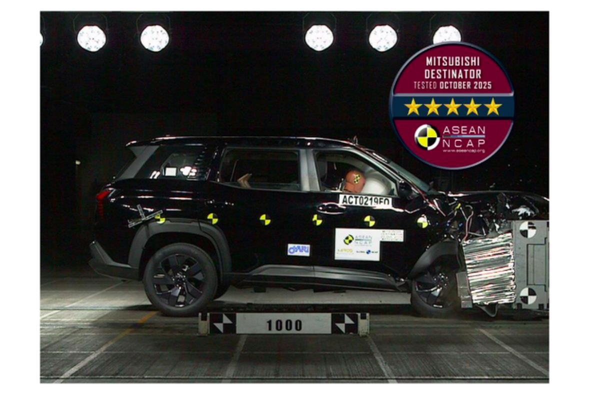 Mitsubishi Destinator Raih Hasil Tertinggi Uji Tabrak ASEAN NCAP