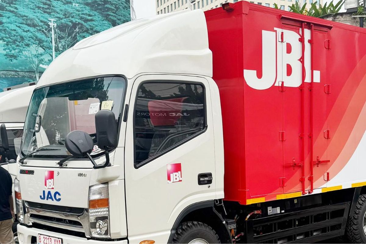 Truk listrik, truk listrik china, Truk Listrik JAC Dipakai buat Logistik