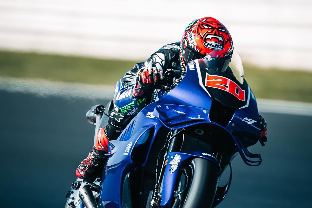 MotoGP, sirkuit misano, Fabio Quartararo, motogp 2025, MotoGP San Marino 2025, Yamaha M1 V4, Quartararo Kecewa Setelah Tes Yamaha M1 V4 di Misano