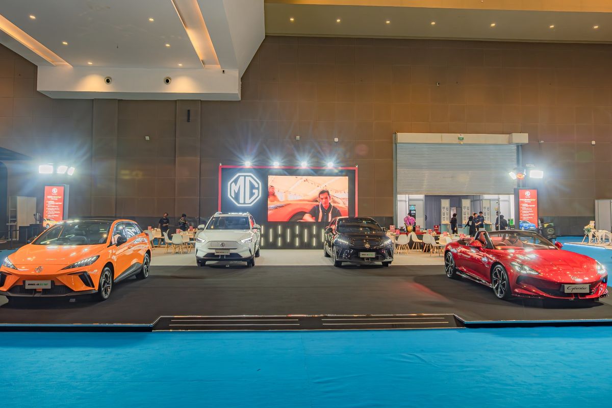 MG Motor Indonesia, kendaraan listrik, PEVS 2025, mobil listrik, Morris Garage, MG Berikan Promo dan Program Menarik di PEVS 2025