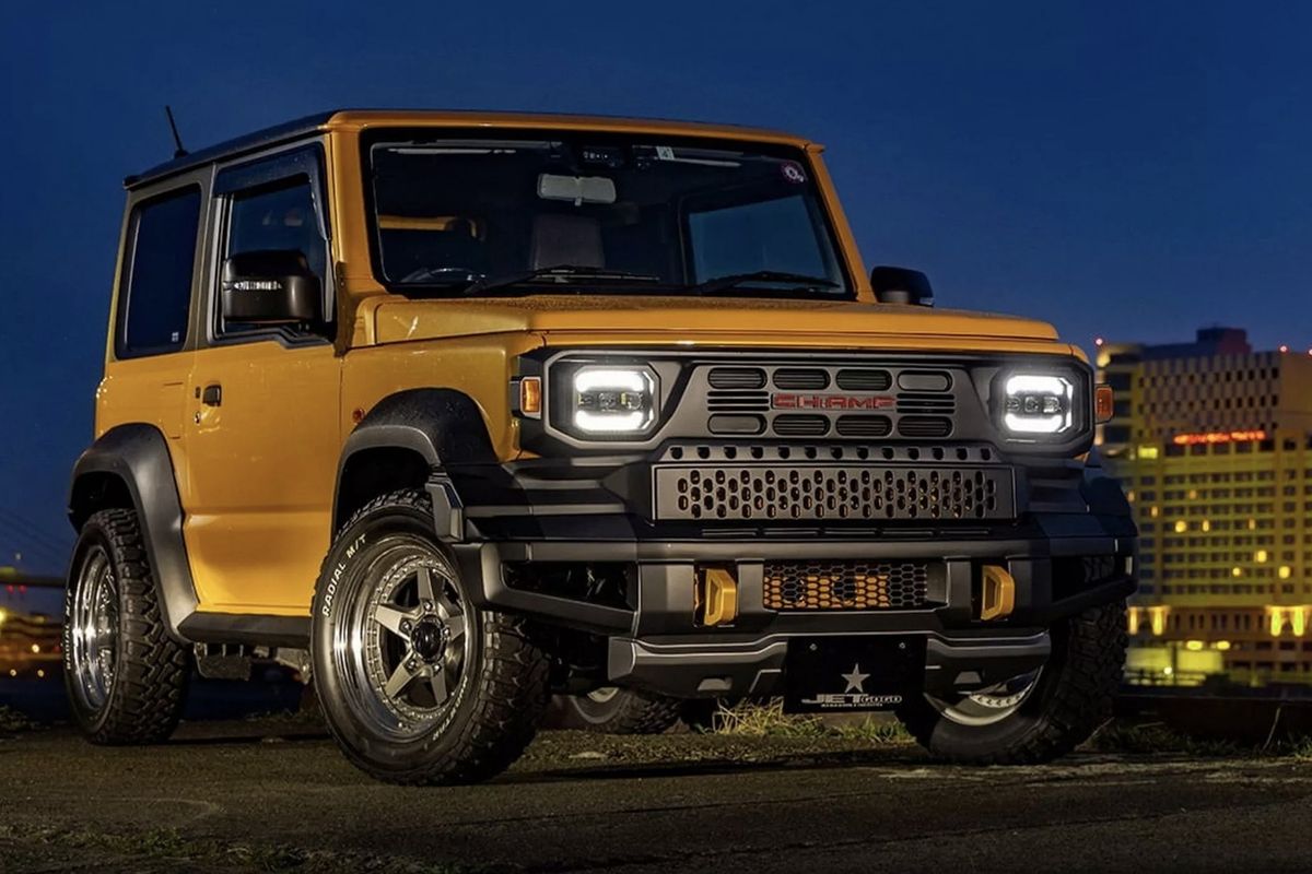 Modifikasi Suzuki Jimny Berwajah Toyota Rangga