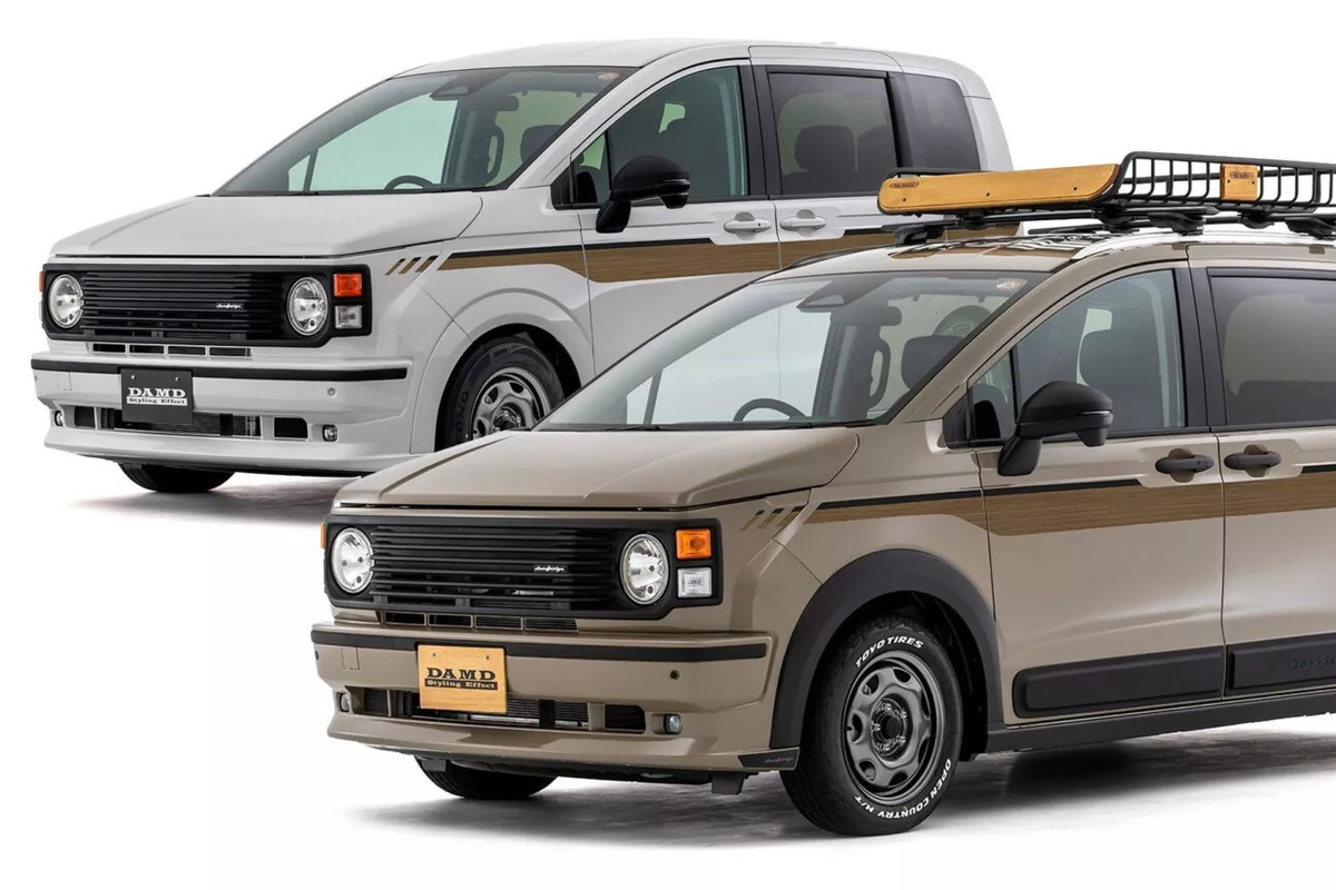 Modifikasi Honda Freed, Tampil Retro Gaya Amerika