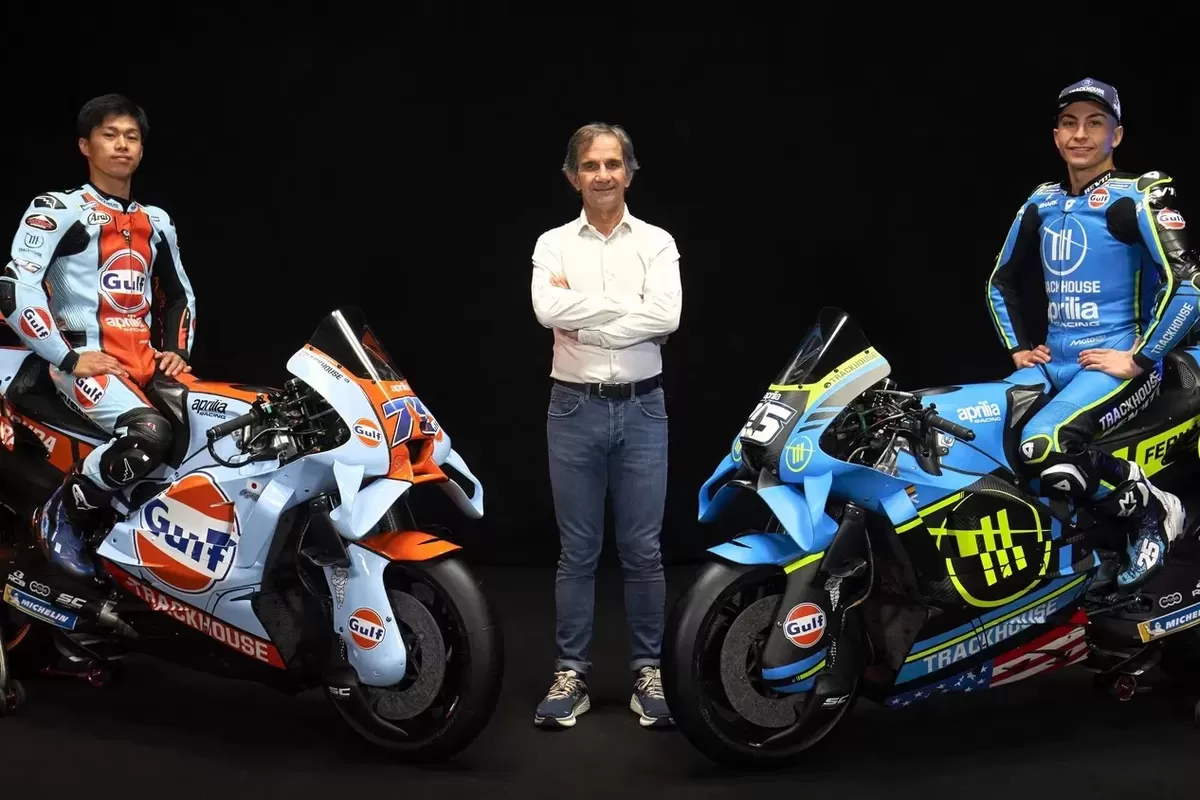 Peluncuran Tim Trackhouse Aprilia MotoGP 2026, Siapkan Dua Livery