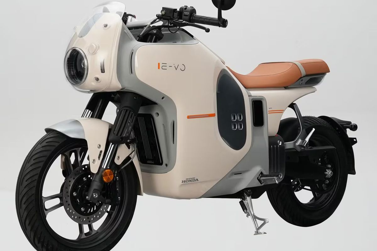 Wuyang Honda, motor listrik, motor listrik Honda, motor listrik honda, Honda WH8000D, Honda E-Vo, Honda Siapkan Motor Listrik Bergaya Cafe Racer WH8000D