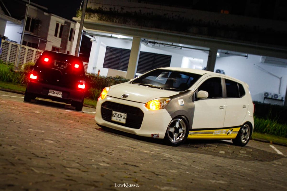 modifikasi, Modifikasi mobil, Daihatsu ayla, Ayla, modifikasi kendaraan, Modifikasi Daihatsu Ayla: Sentuhan Shakotan dan Nuansa 90-an