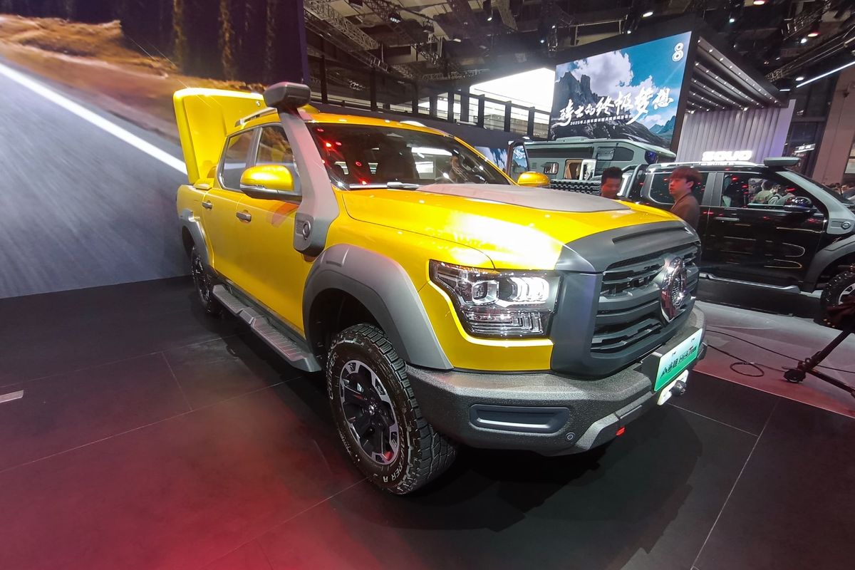 GWM Poer, Pikap double cabin GWM, Double Cabin GWM, GWM Poer Shanai Dipamerkan di Auto Shanghai 2025
