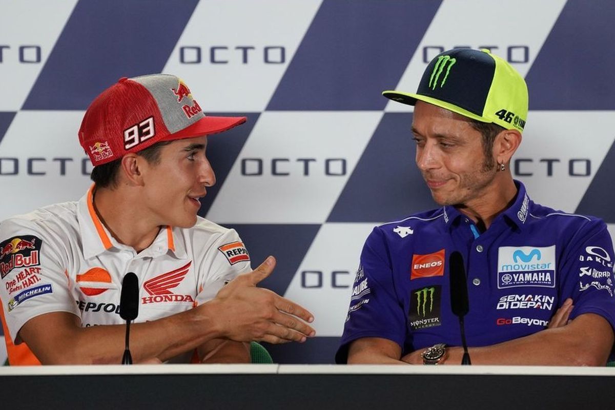Valentino Rossi, Marc Marquez, motogp 2025, MotoGP Jepang 2025, marc marquez juara dunia 2025, Marc Marquez atau Valentino Rossi, Akhiri Debat Siapa GOAT MotoGP?