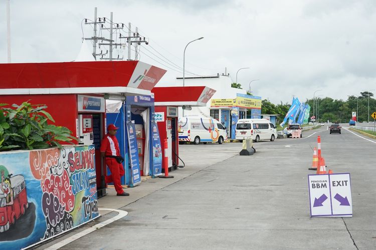 Layanan  BBM Motorist dan Modular Siaga di Rest Area Trans-Jawa