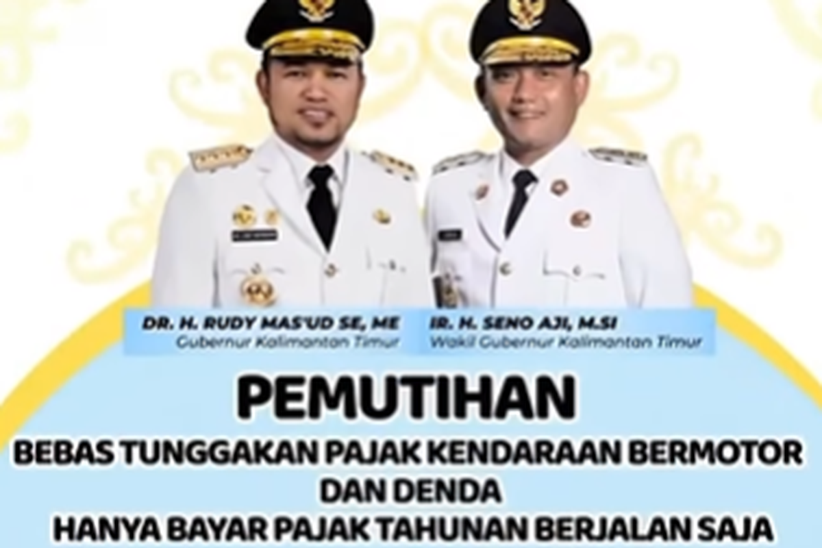 pemutihan pajak kendaraan, pemutihan denda pajak kendaraan, pemutihan pajak kendaraan di kalimantan timur, Masih Ada Program Pemutihan Pajak Kendaraan di Kaltim, Cek Syaratnya