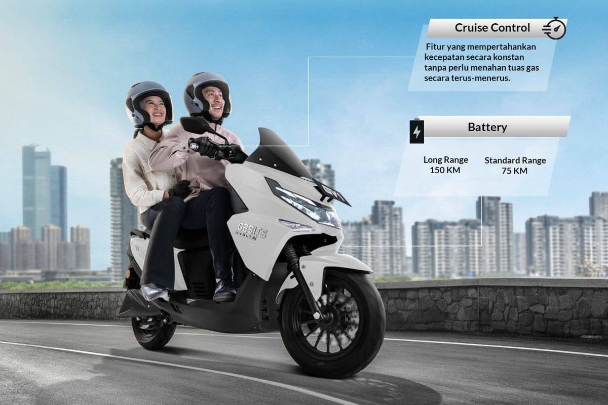 produk baru, Gesits, motor listrik, Gesits GV1, motor listrik Gesits, Motor listrik, gesits, Motor Listrik Gesits, Rumor Gesits Siapkan Motor Listrik Baru GV1 Pakai Cruise Control