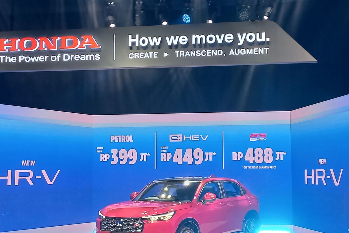 Honda, mobil hybrid, e:HEV, HR-V RS, Mobil Hybrid, Honda Prospect Motor (HPM), HR-V Hybrid, SUV Hybrid, Daftar Lengkap Harga Honda HR-V Hybrid Semua Tipe