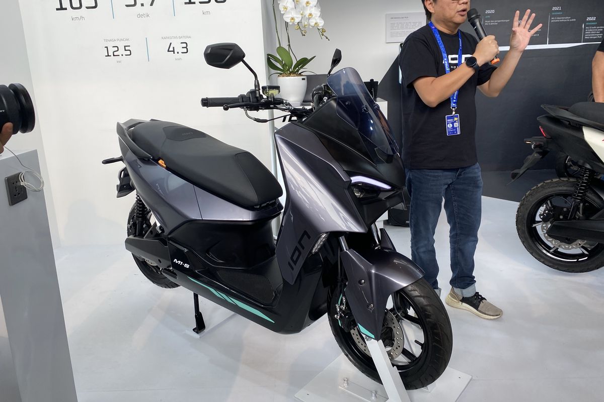 motor listrik, ion mobility, M1-S, motor listrik TVS, Motor Listrik TVS M1-S Segera Meluncur
