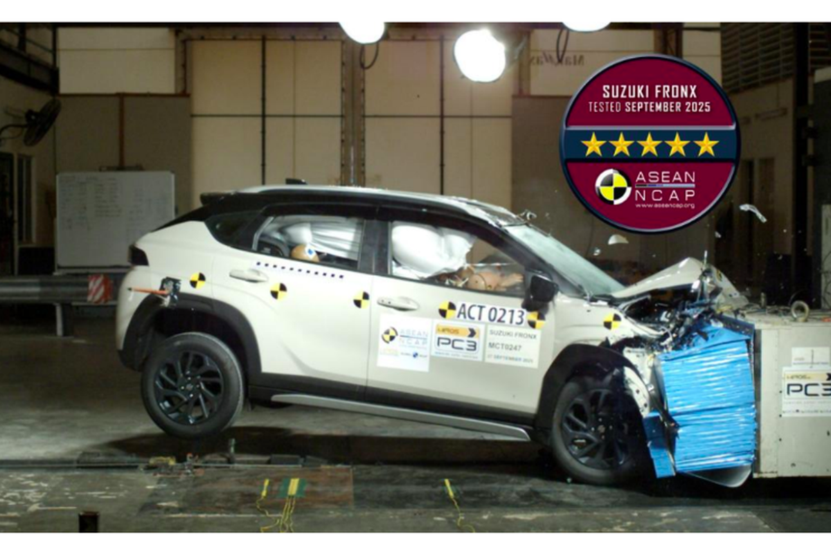 Suzuki Fronx Raih 5 Bintang Uji Tabrak ASEAN NCAP