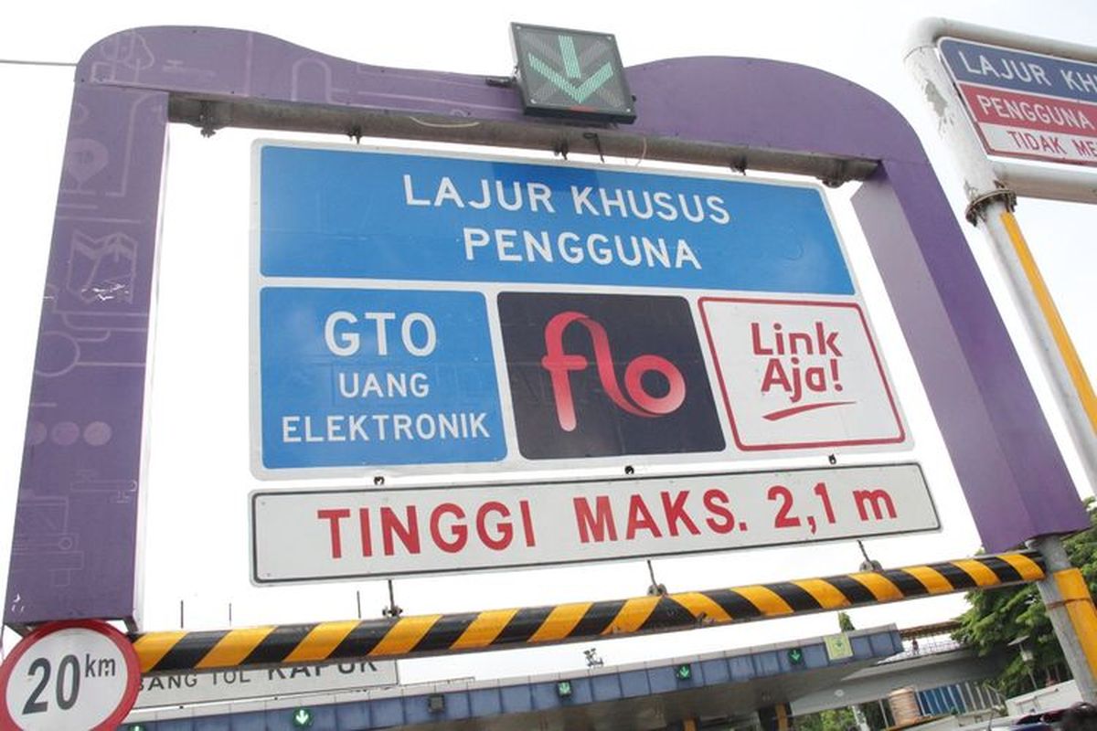 bayar tol tanpa berhenti, bayar tol otomatis, bayar tol pakai Flo, Biaya dan Cara Pesan Stiker RFID untuk Akses Bayar Tol Otomatis