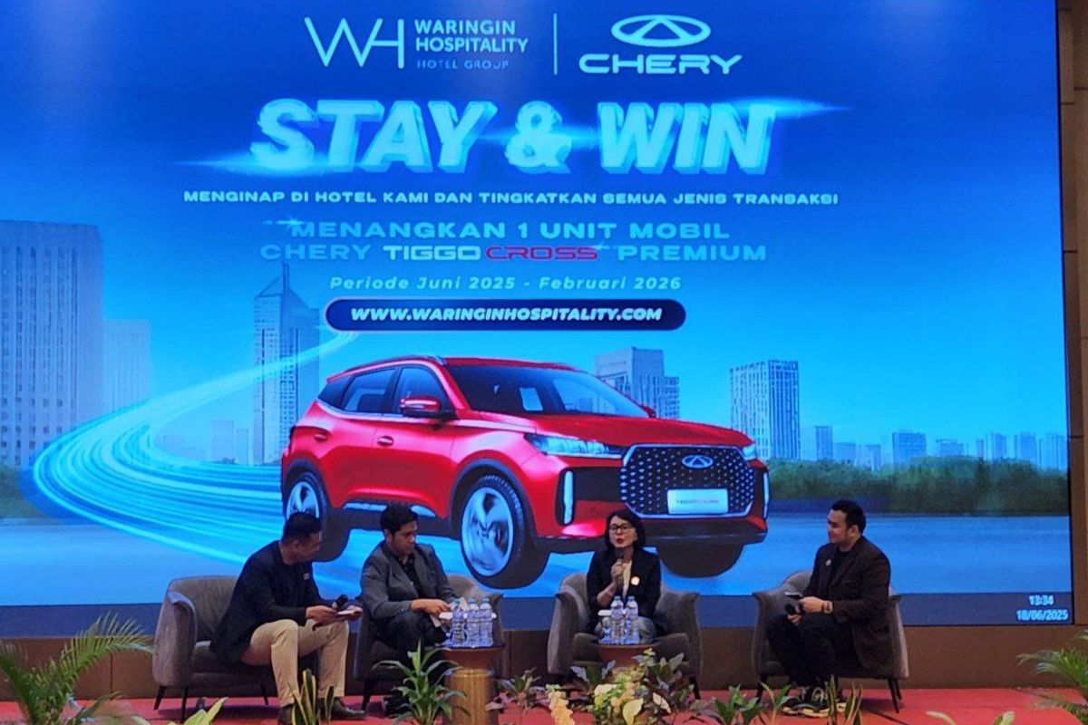 Waringin Hospitality, Chery, undian, Chery Tiggo Cross Hybrid, Kolaborasi Chery Indonesia dengan Hotel Waringin