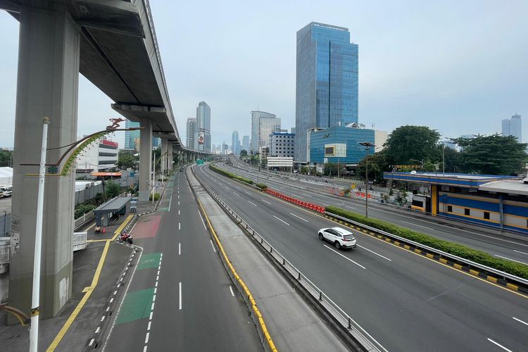 Potret Sunyi Jakarta di Hari Lebaran: “Pemain Inti” yang Tersisa