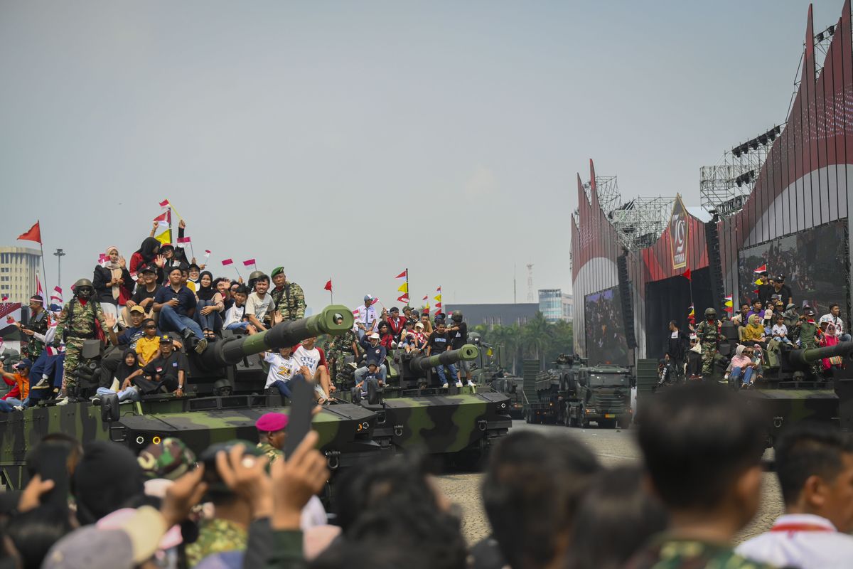 otomotif, Lalu Lintas, Polda Metro Jaya, kendaraan bermotor, HUT TNI, HUT TNI ke-80, Ruas Jalan di Sekitar Monas Direkayasa Pagi Ini