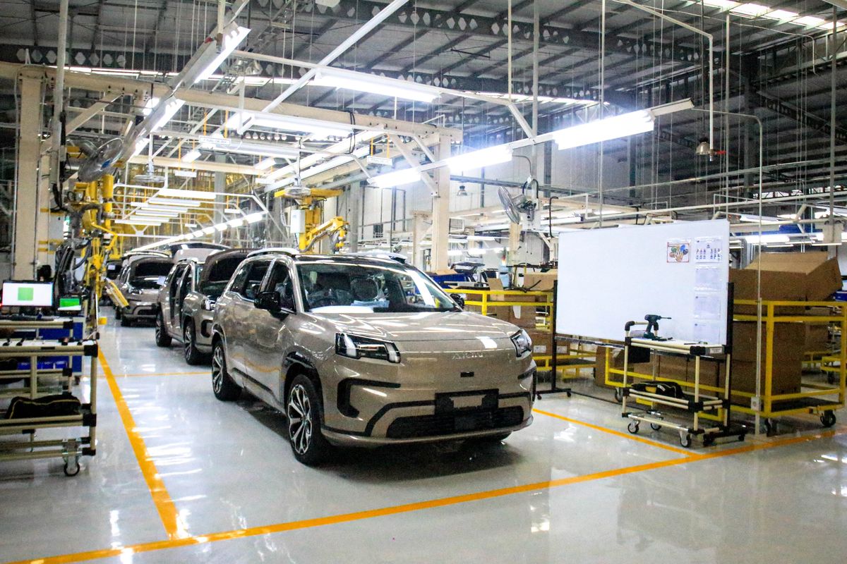 Indomobil, kendaraan listrik, GAC Aion, Aion, Indomobil Group, pabrik mobil, indomobil group, Pabrik GAC Aion di Purwakarta Resmi Beroperasi