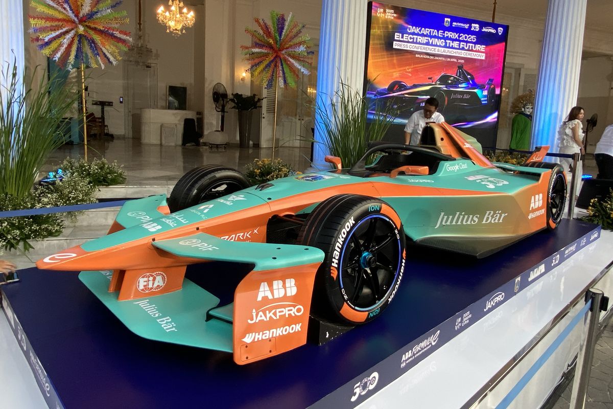 Formula E, Jakarta E-Prix, mobil listrik, Gen3 Evo, balap mobil listrik, gen3 evo, gen3 evo formula e, Mobil Balap Formula E Diklaim Lebih Cepat dari F1, Ini Spesifikasinya