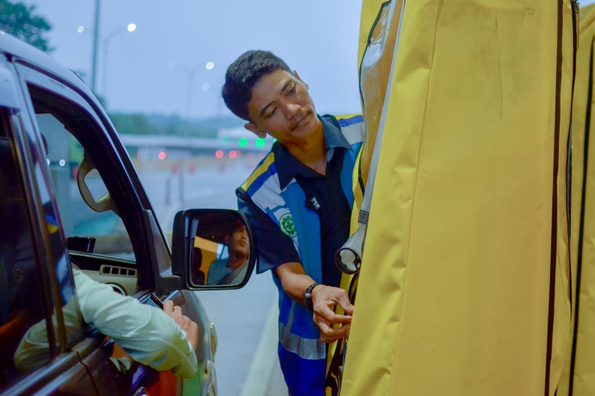 arus balik, Jasa Marga, saldo E-toll, saldo e-toll, Libur Lebaran, arus balik Lebaran, Arus Balik dari Surabaya ke Jakarta, Saldo E-Toll Minimal Rp 1 Juta