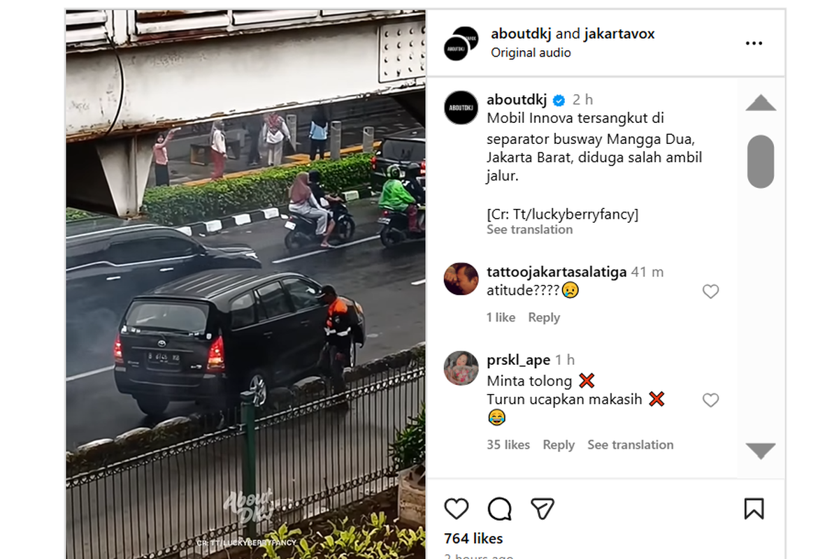 Innova, kaki-kaki mobil, tie rod, innova, separator busway, Tie Rod, Innova Tersangkut Separator Busway, Ini Potensi Kerusakan Kaki-kaki
