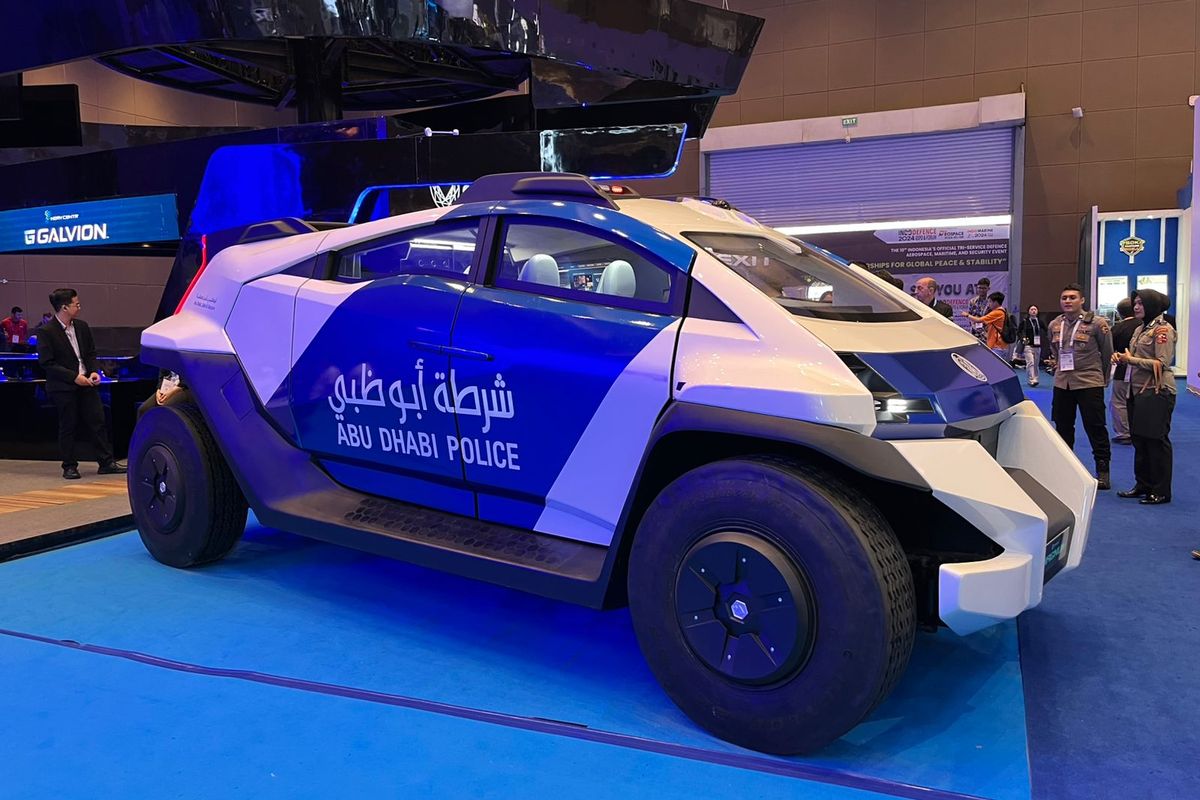 Indo Defence 2025, Magnum MK1, Kepolisian Abu Dhabi, Kendaraan patroli canggih, Magnum MK1: Mobil Konsep Canggih Kepolisian Abu Dhabi