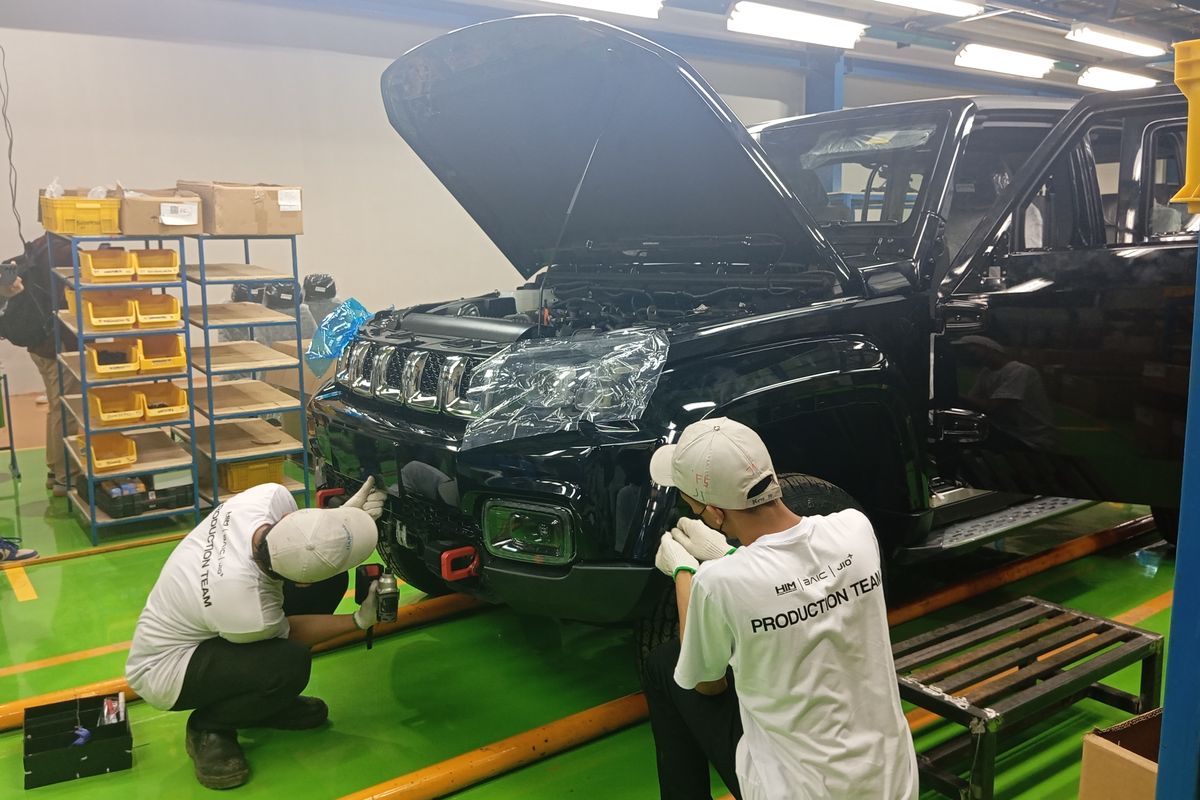 BAIC Indonesia, PT Handal Indonesia Motor, perakitan kendaraan, Tingkat Komponen Dalam Negeri, Perakitan Kendaraan BAIC di Indonesia Dimulai di Purwakarta