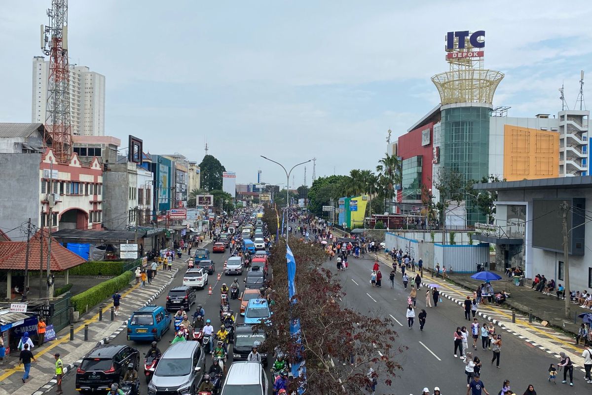 Car Free Day, rekayasa lalu lintas, pengalihan lalu lintas, car free day depok, Ada Car Free Day, Simak Pengalihan Arus Lalu Lintas di Margonda Depok