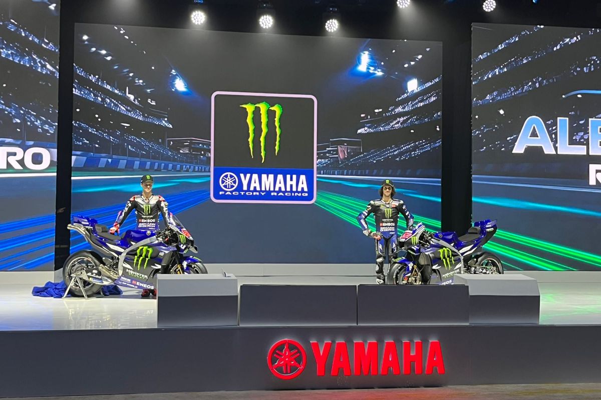 Motor Balap YZR-M1 Mesin V4 Diperkenalkan Secara Global di Indonesia